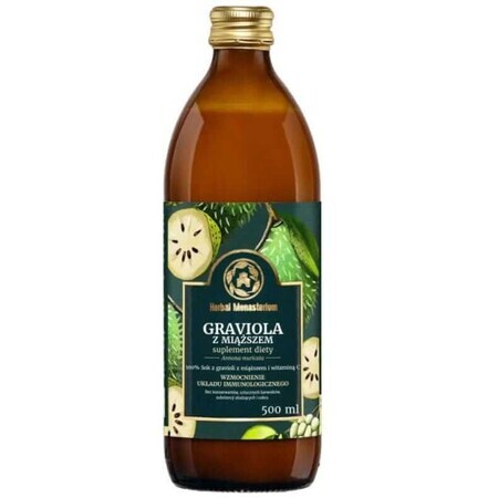 Graviola juice with pulp 500ml Herbal Pharmaceuticals