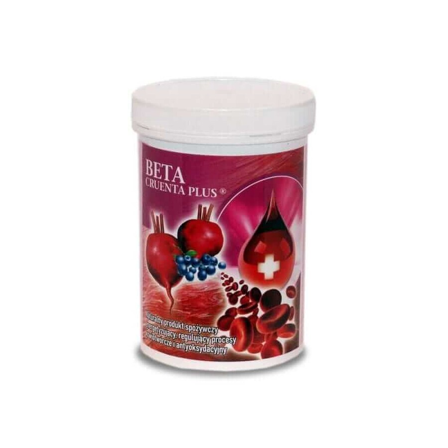 Beta Cruenta Plus Barbabietola liofilizzata e micellizzata con aronia Beta Cruenta Plus 250g, Guardian International