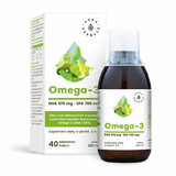 Oméga-3 DHA 370 mg et EPA 700mg - 200 ml Aura Herbals