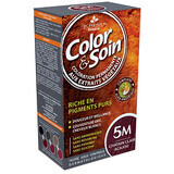 Colorant capillaire Colour & Soin (brun clair acajou) 5M 135ml