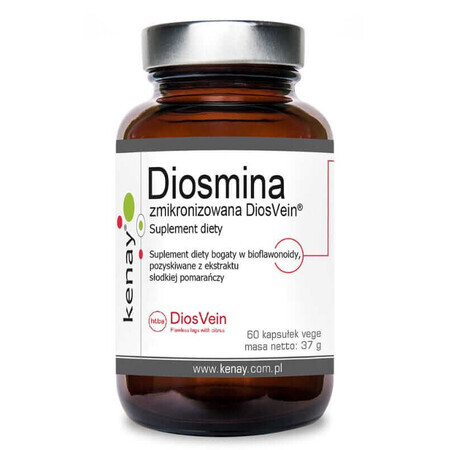 Micronized Diosmin (Diosvein) 60 capsules Kenay