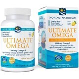 Ultimate Omega 3, 1280 mg, gélatine de poisson au citron 60 gélules Nordic Naturals