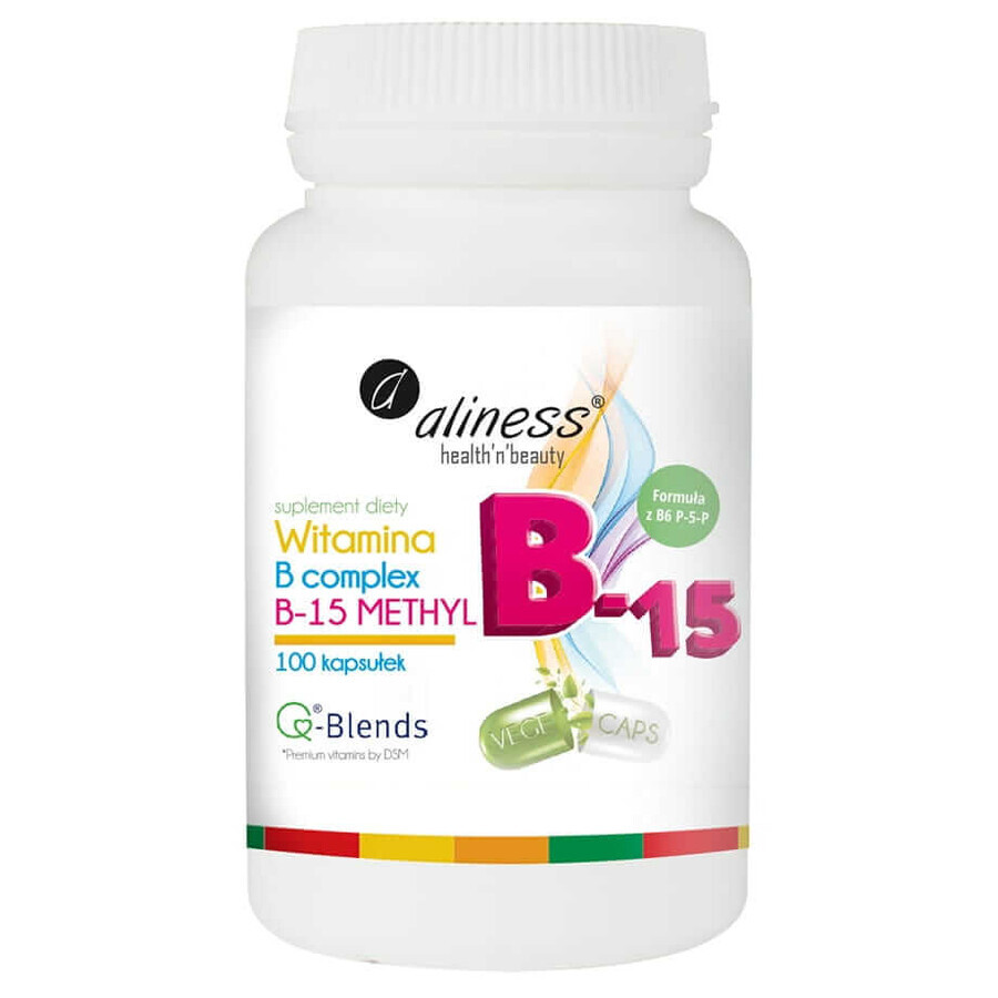 Complexe Vitamine B B-15 Methyl 100 gélules Aliness