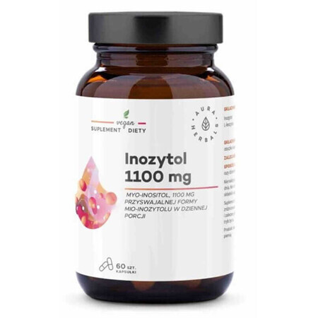 Inositol 1100 mg 60 Kapseln Aura Herbals