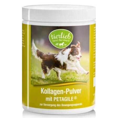 Collagène avec Petagile® pour chiens et chats peptides de collagène 400 g Tierlieb Sanct Bernhard