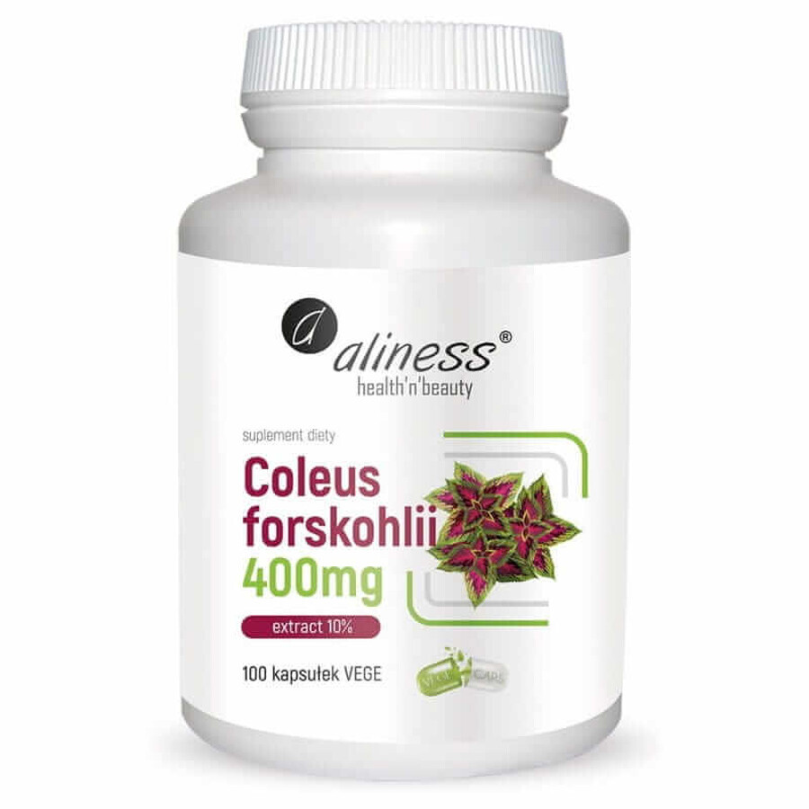 Ortie indienne Coleus forskohlii 400mg 100 gélules Aliness