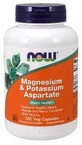 Aspartate de magn&#233;sium et de potassium avec taurine 120 cap NOW Foods