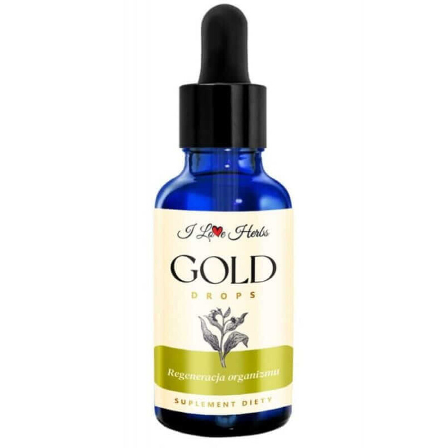 Gold Drops Body Regeneration 50ml I Love Herbs