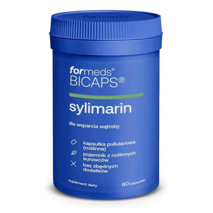 Bicaps Sylimarin 60 gélules Extrait de Sylimarin - Formeds