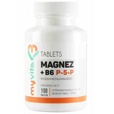 Magnesiumcitraat + B6 P-5-P 100 tabletten Myvita