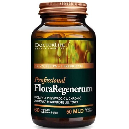 Doctor Life Flora Regenerum Professional 14 bacterial strains 60 capsules