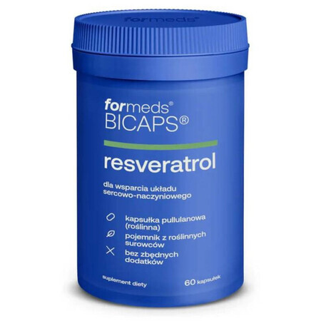 Bicaps Resveratrol (100mg) 60 capsules Formeds