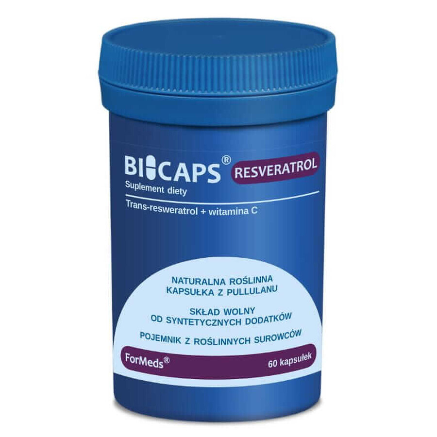 Bicaps Resveratrol (100mg) 60 capsules Formeds