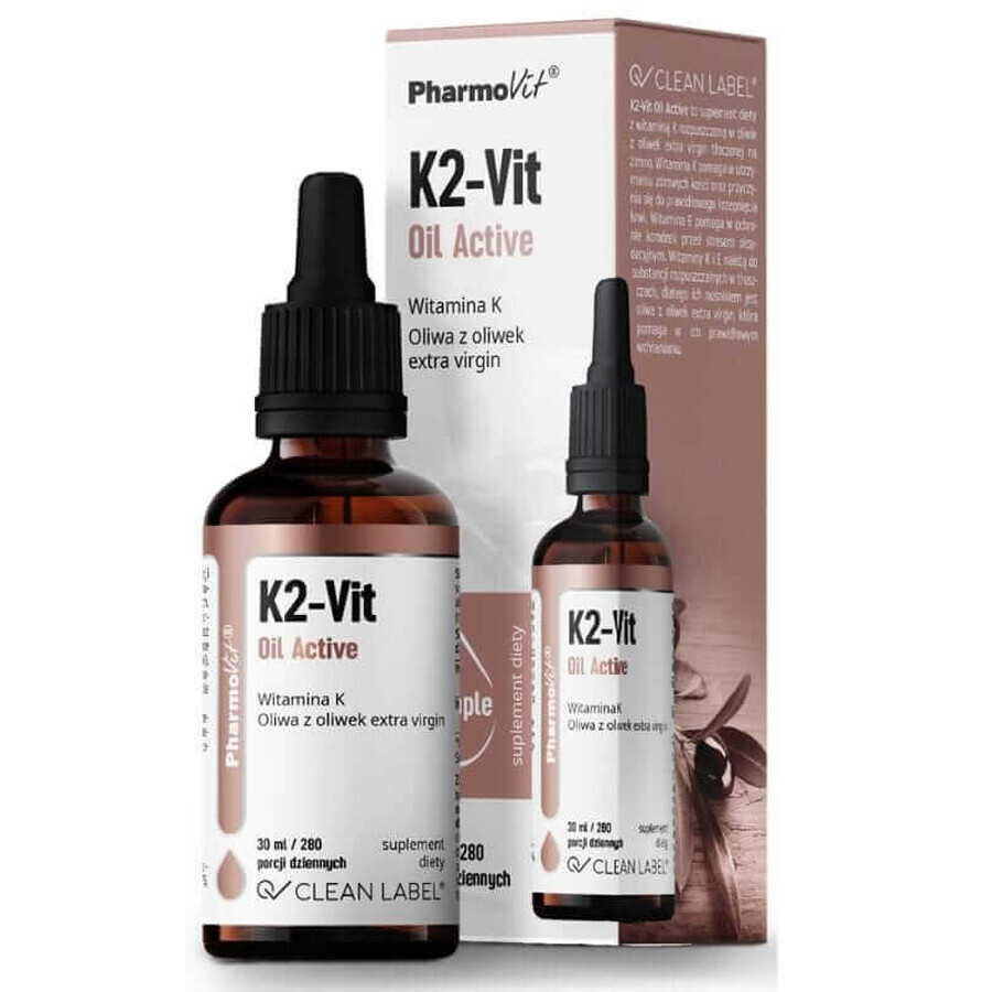 K2-Vit Oil Active 30 ml Pharmovit Clean Label