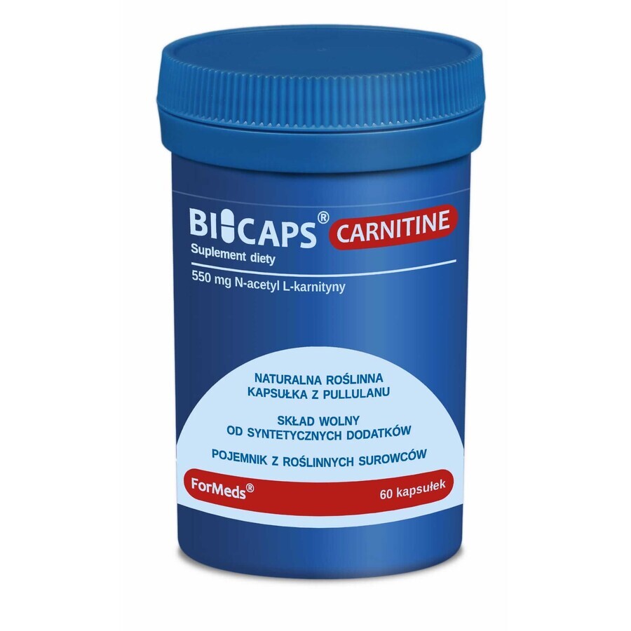 Bicaps Carnitine Carnitine 60 gélules - Formeds