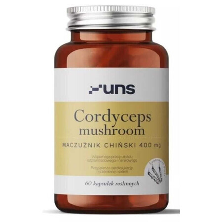 Champignon Cordyceps (400mg) 60 gélules UNS