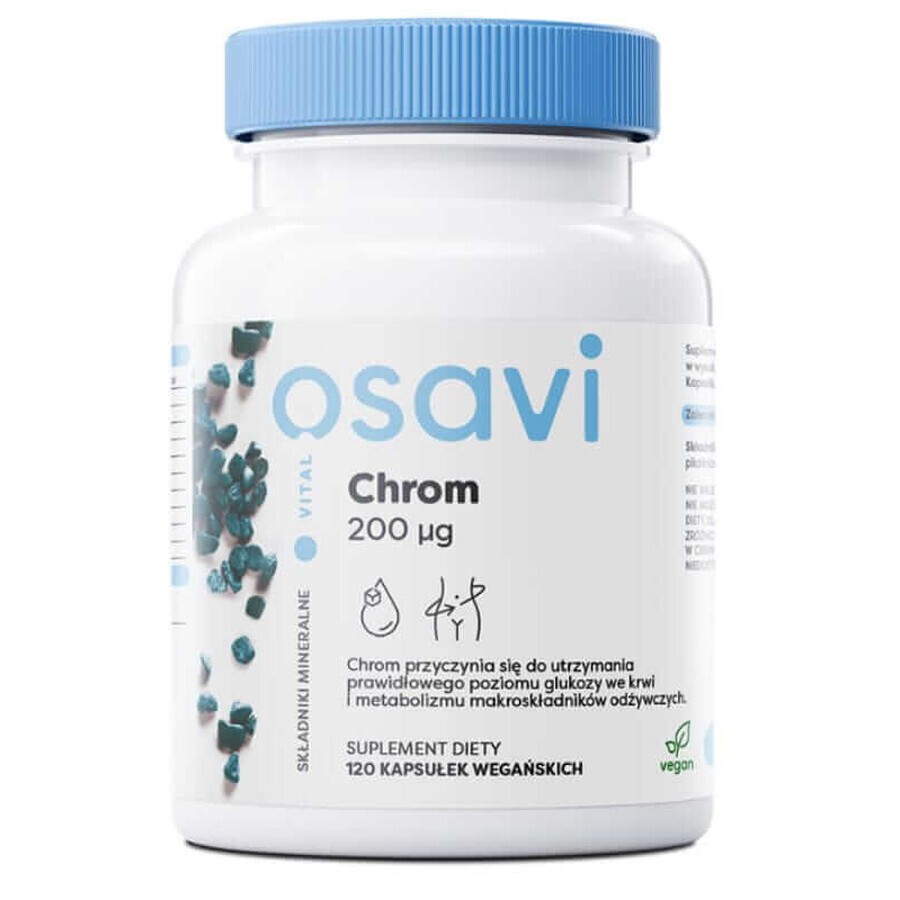 Osavi Chromium 200mcg 120 capsules