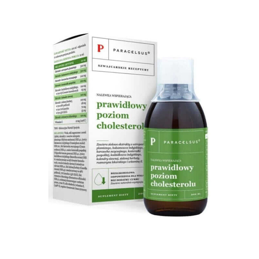 Paracelsus teinture normale de cholestérol 200ml