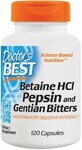 Betaine Hcl Pepsin and Gentian Bitters (120 g&#233;lules), Doctor&#39;s Best