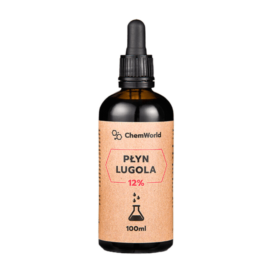 ChemWorld - Lugol Liquid 12% Very Strong 100 ml - Iodine CZDA