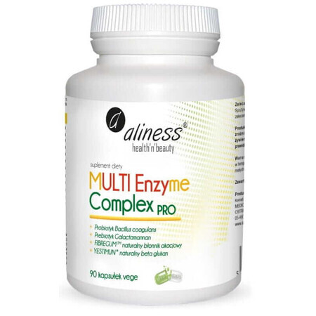 MULTI Enzyme Complex PRO Enzyme digestive multi plantes 90 gélules