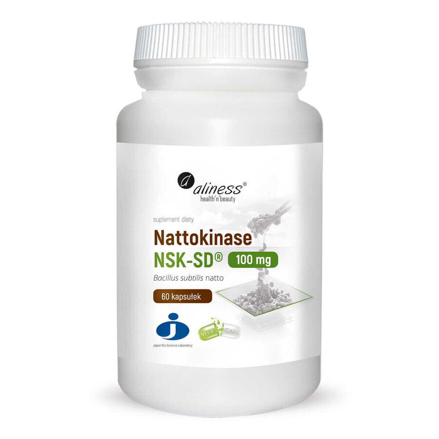 Nattokinase NSK-SD 100 mg 60 gélules Aliness