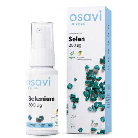 Osavi Selenio 200 µg - 26 ml spray oral, sabor piña