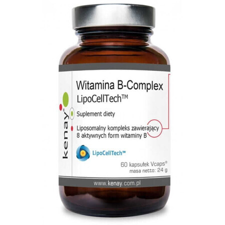 Lipozomal B vitamin complex LipoCellTech 60 capsules Kenay