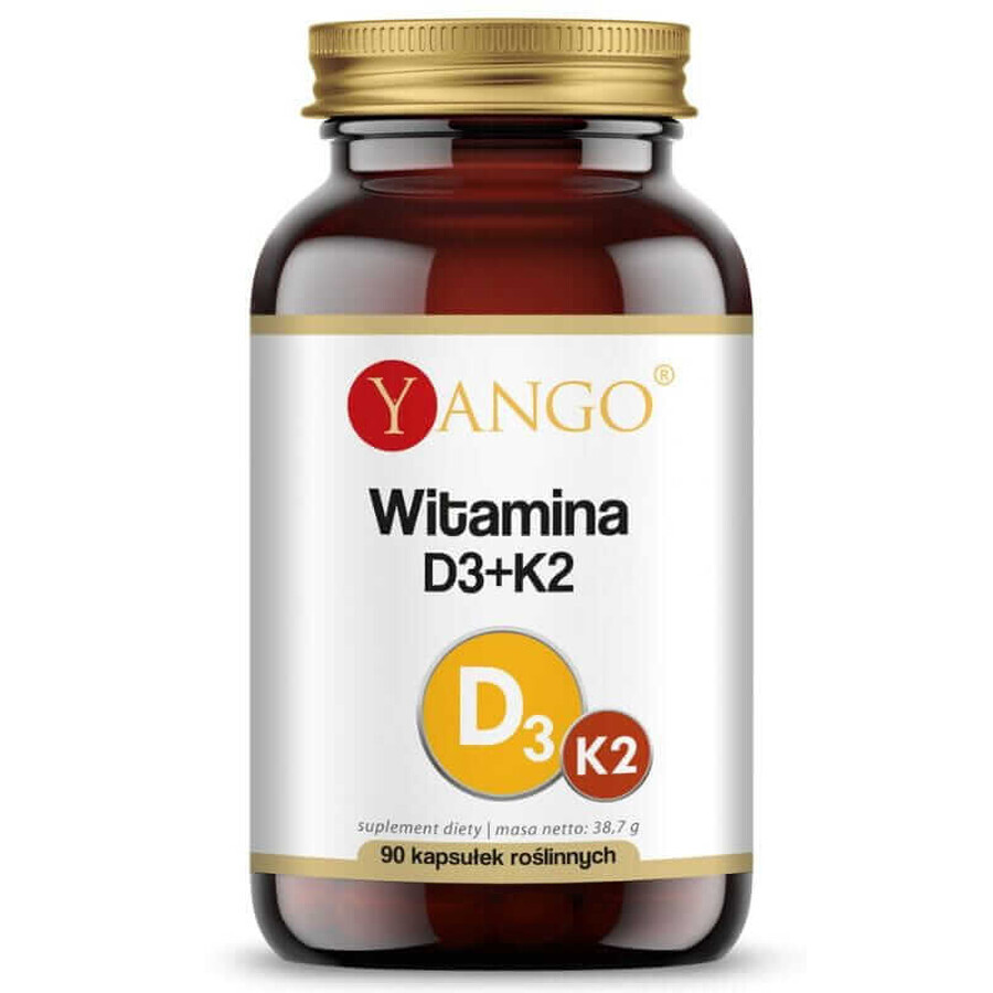 Vitamin D3+K2 90 Kapseln Yango