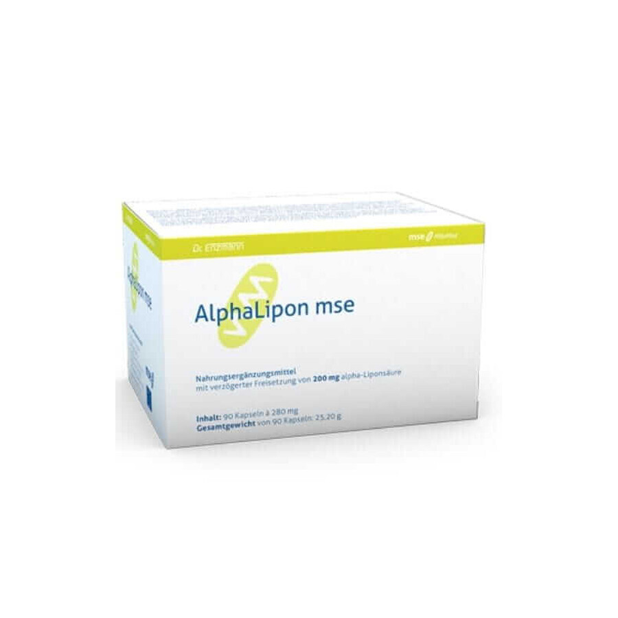 Acid alfa lipoic MSE 90 capsule, Dr. Enzmann