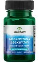 Swanson Astaxanthine et Z&#233;axanthine 60 capsules softgels