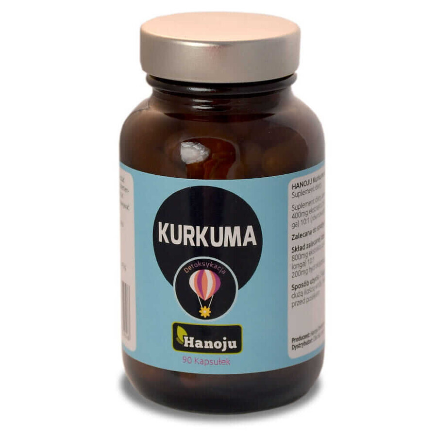 Curcuma 400mg 90 gélules. Hanoju