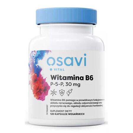 Osavi Vitamine B6 - P-5-P, 30mg - 60 gélules