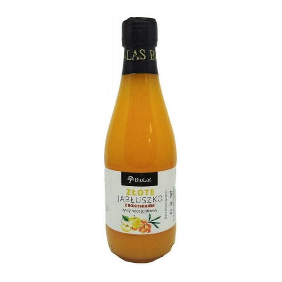 Vinaigre de pomme doré à l'argousier 330 ml Bio-Las