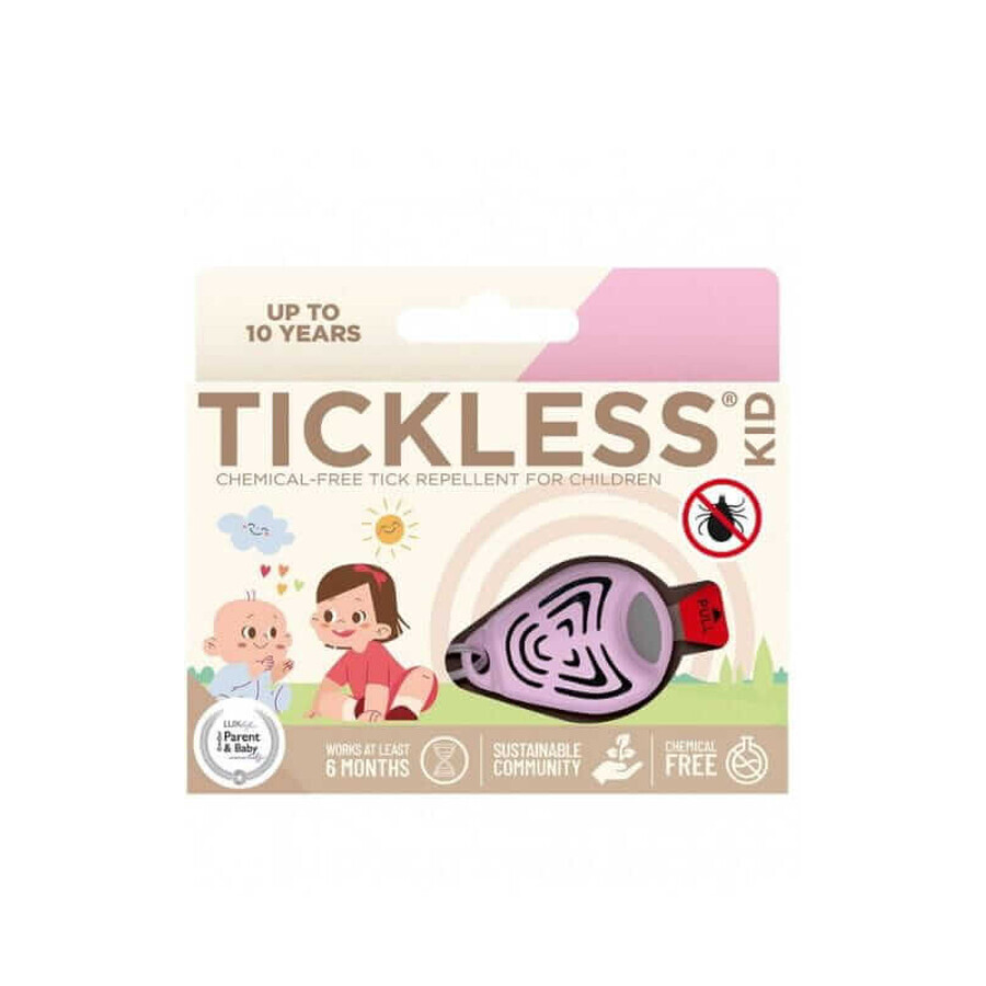 TICKLESS KID PINK Ultraschall-Zeckenschutzmittel für Kinder