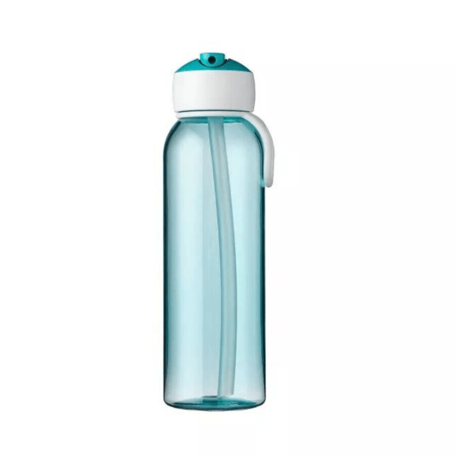 Bouteille Mepal Flip-Up, Turquoise, 500 ml, Little Dutch