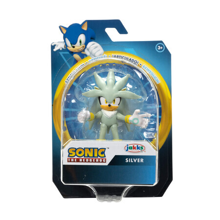 Figurine Modern Silver Sonic Modern Silver Sonic, 6 cm, +3 ans, Nintendo