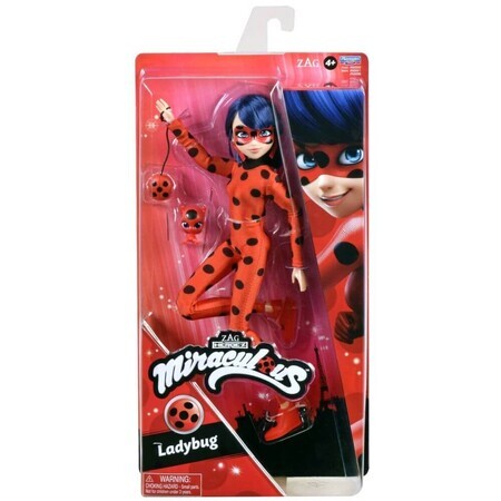 Bambola LadyBug, 30 cm, + 4 anni, Miraculous