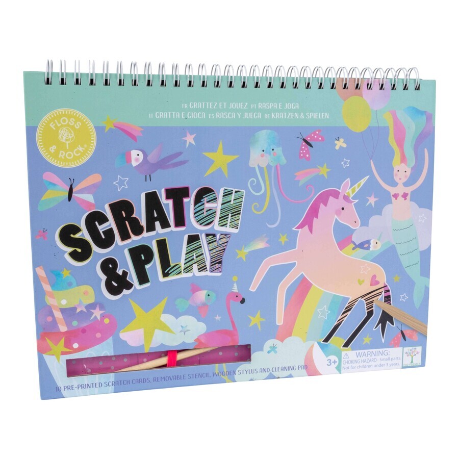 Scratch & Play Scratch & Play Fantasy Activity Book, 3 years+, Floss & Rock