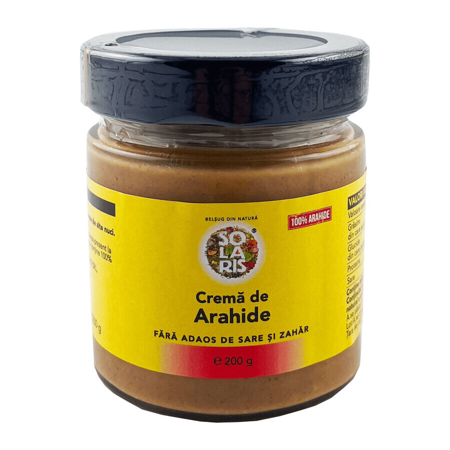 Crema de arahide, 200 g, Solaria