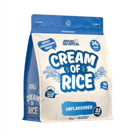 Crème de riz, non aromatisée ,1 kg, Applied Nutrition