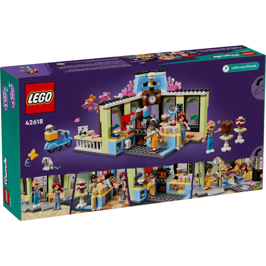 Heartlake Town Cafe, 6+ anni, 42618, Lego Friends