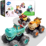 Set van 3 Bebe Monster Truck auto's, 18 maanden+, Hola