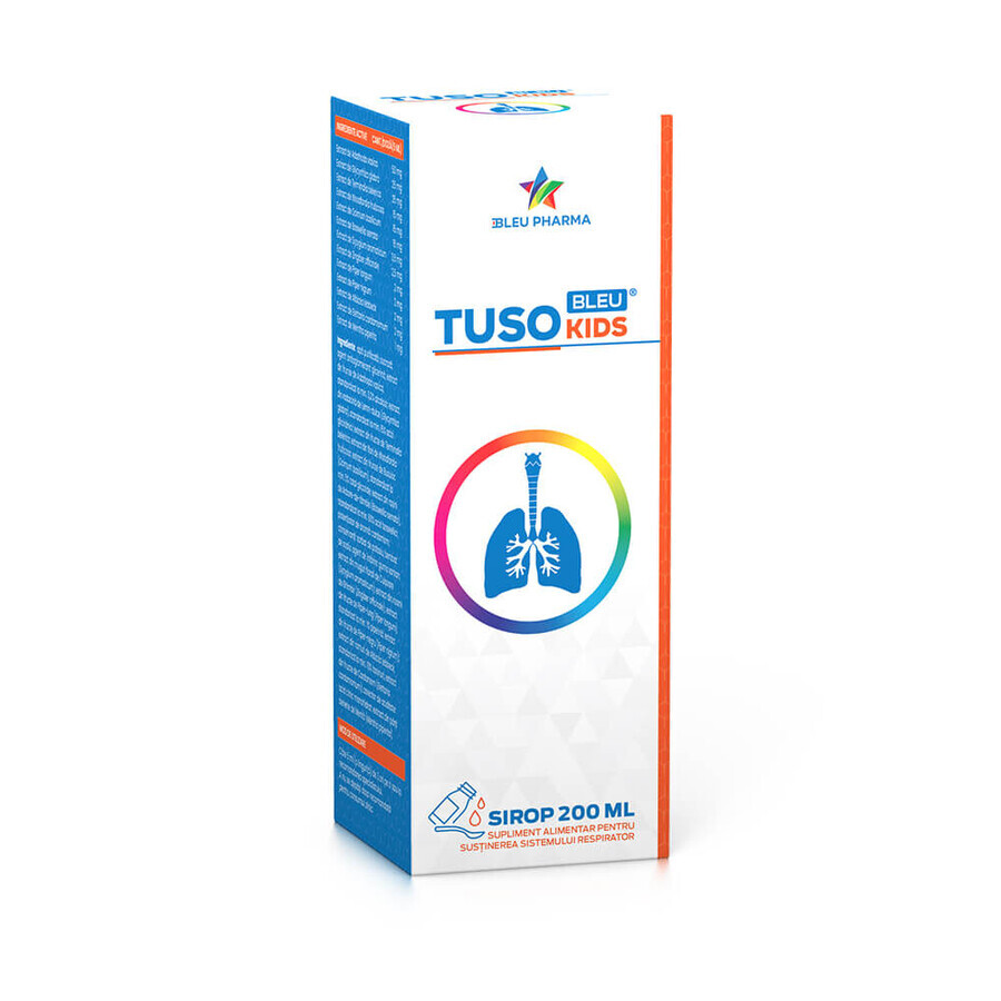 Tuso Bleu Kids Syrup, 200 ml, Bleu Pharma