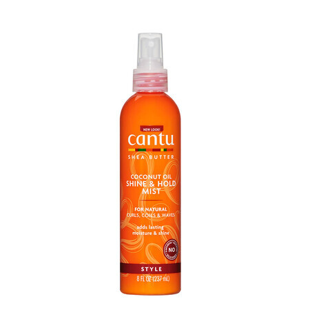 Shine & Hold Mist Coconut Oil Spray, 237 ml, Cantu