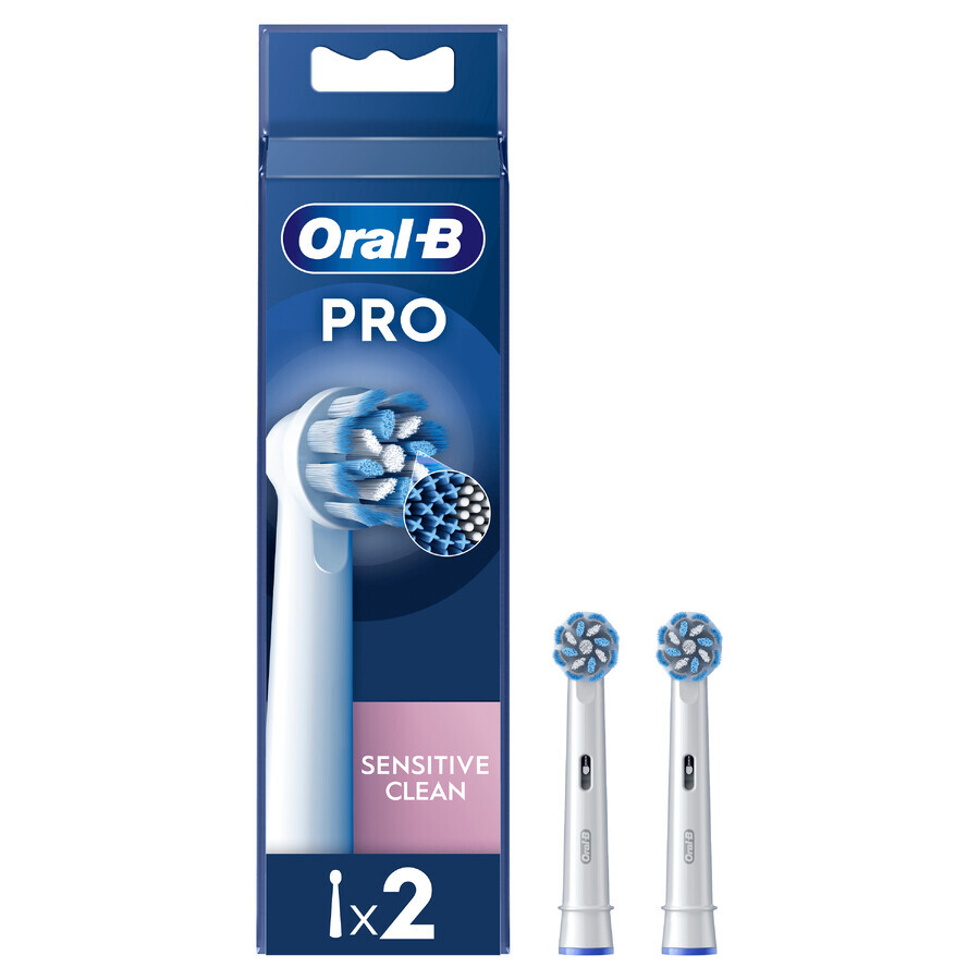 Sensitive Clean electric toothbrush, 2 pcs, Oral-B