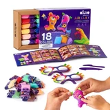 Set de création Air Clay, 18 couleurs, + 3 ans, OktoClay