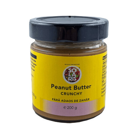 Peanut Crunchy Cream, 200 g, Solaris