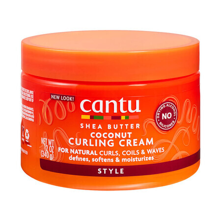 Crème épaississante pour cheveux à l'huile de coco Style, 340 g, Cantu