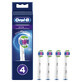 Recharges pour brosse &#224; dents &#233;lectrique 3D White 3D White, 4 pi&#232;ces, Oral-B